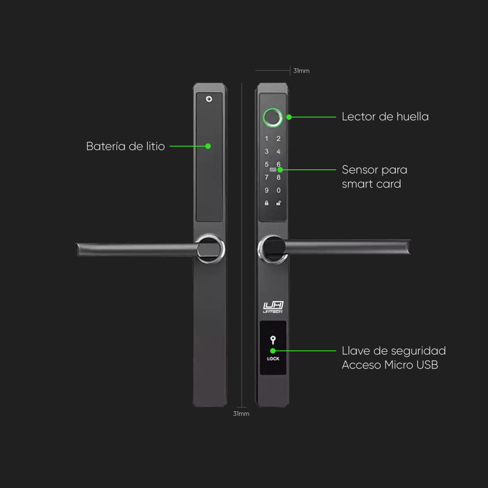 Aluminium Door Lock